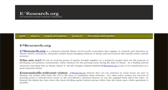 Desktop Screenshot of e4research.org
